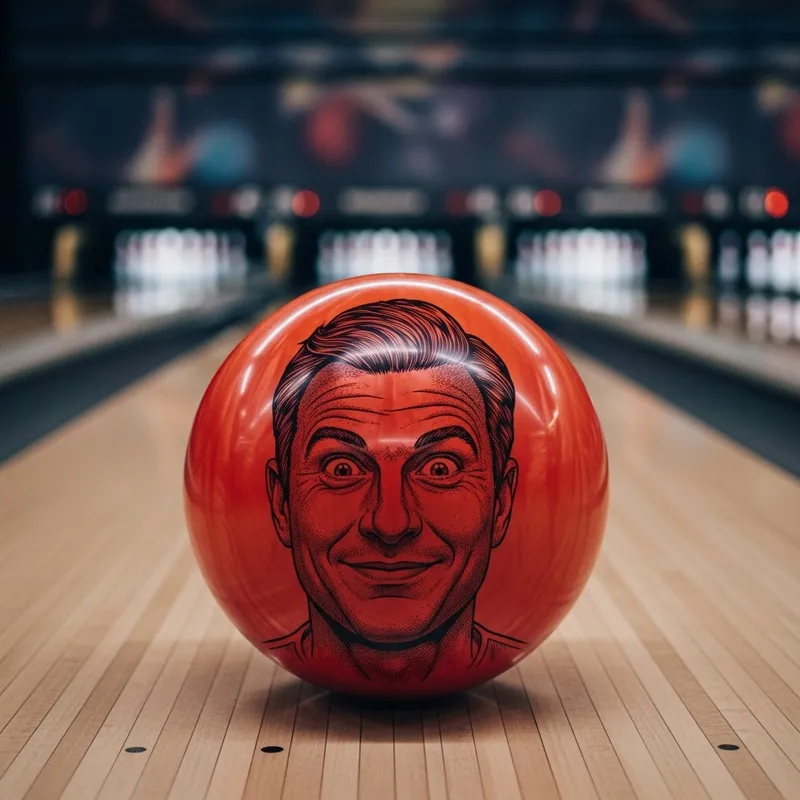 Custom Bowling Plate with Your Face
