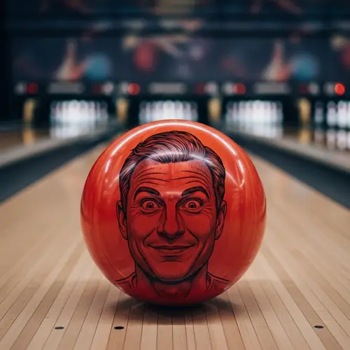 Custom Bowling Plate with Your Face