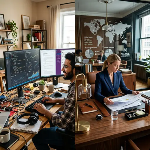 Dynamic Energy of Middle-Eastern Freelancer & Professional Marketing Agency