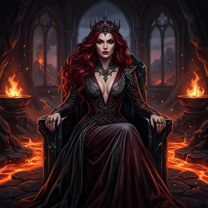 Lilith: The Captivating Femme Fatale of the Inferno Lilith: The Captivating Femme Fatale of the Inferno