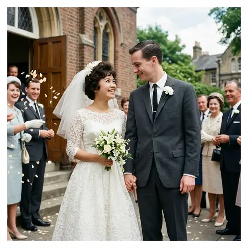 Beautiful Wedding Photo of Me and My Boyfriend