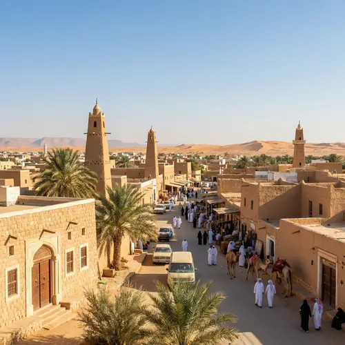 Alzulfi City, Saudi Arabia: Traditional Architecture & Desert Landscape