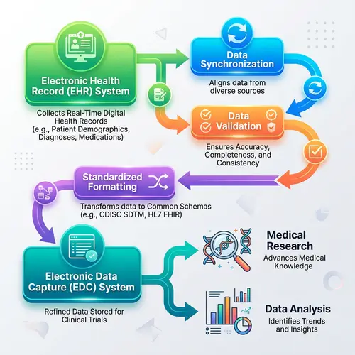 Data Integration Workflow: EHR to EDC System