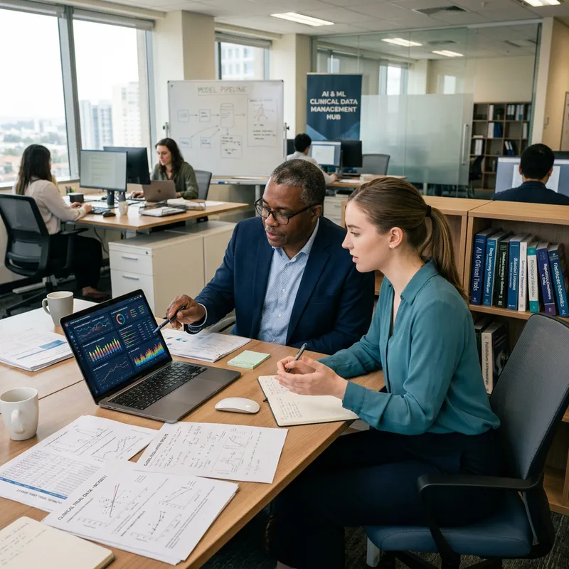 AI and ML in Clinical Data Management: Office Space Visualization