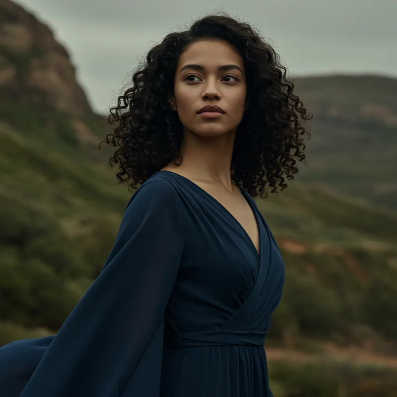 Powerful Girl Photographer in Captivating Background