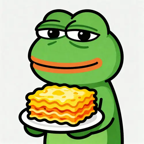 Pepe with Lasagna Emoji for Slack