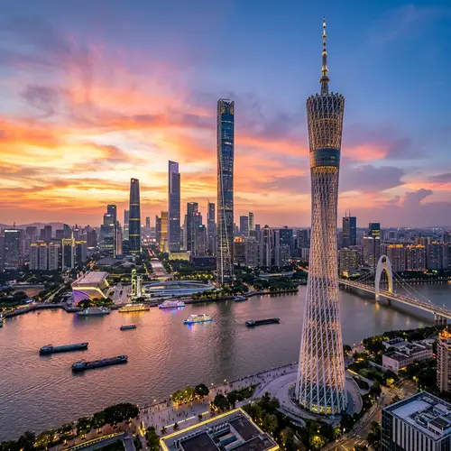 Guangzhou Tower - Modern Architectural Gem in China