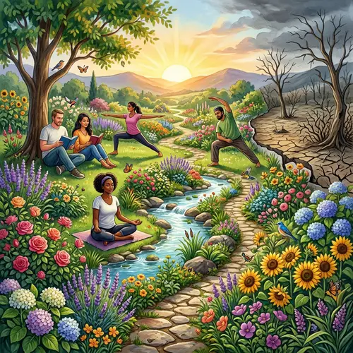 Promoting Mental Health Through Art: A Garden of Wellness