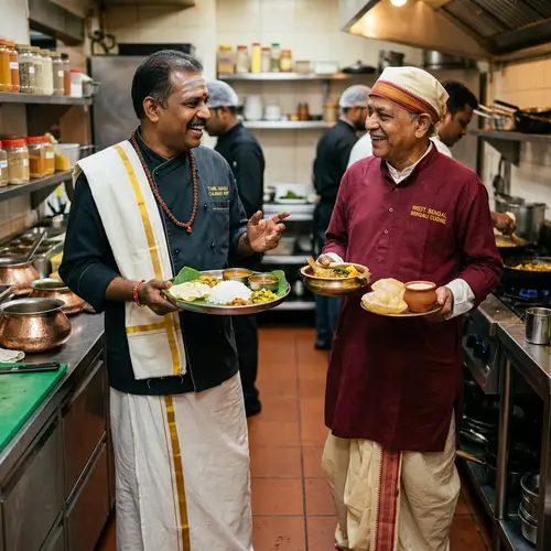 Two Chefs from Tamil Nadu & West Bengal in Tradition