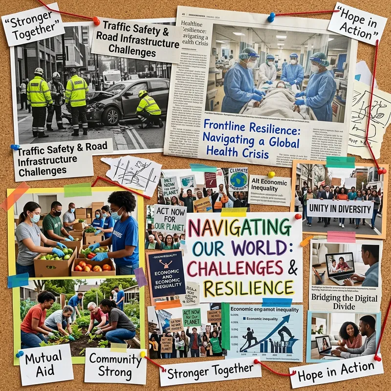 Accidents, Covid19 & Current Issues Collage - Local & National Impact