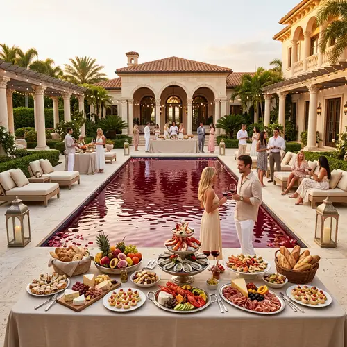Indulge in Luxury: Wine Pool & Gourmet Delights
