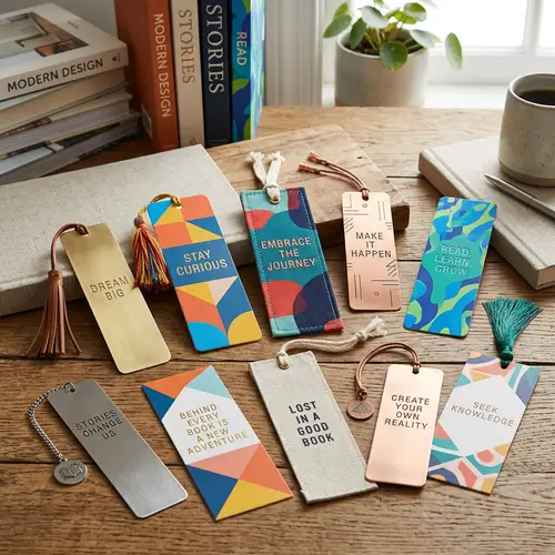 Stylish Bookmarks: Trendy Designs in Vibrant Colors