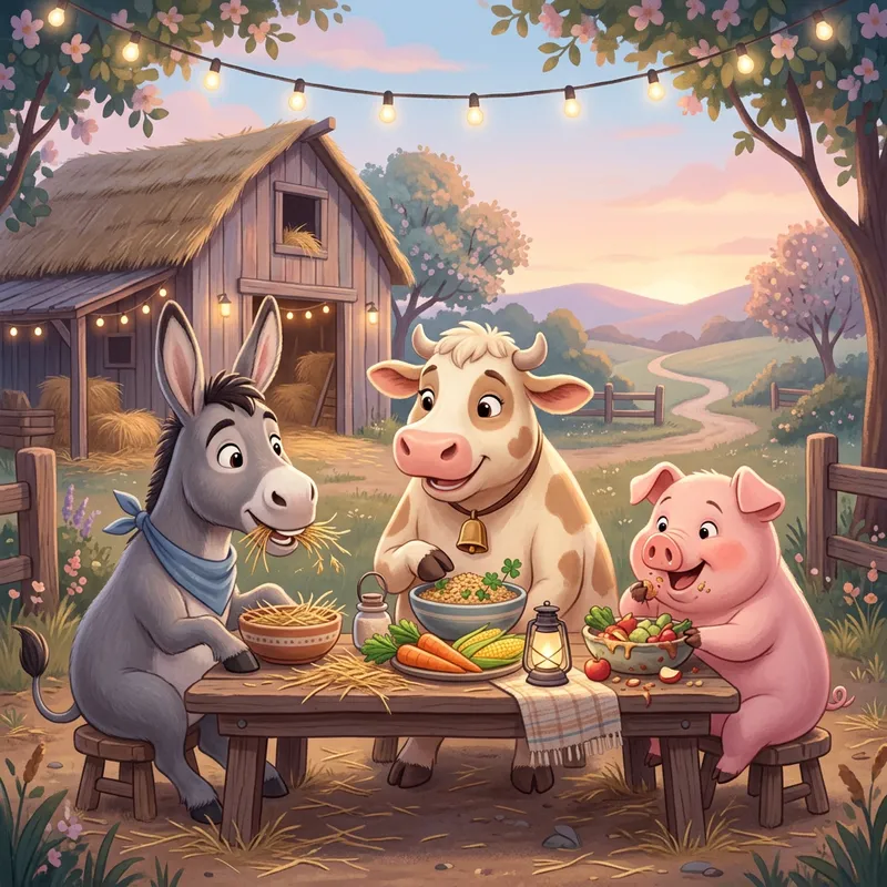Pixar-Style Pastel Animals for Storytelling