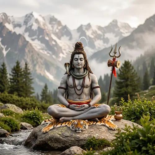 Shiva: The Father of Creation - Symbolism and Serenity