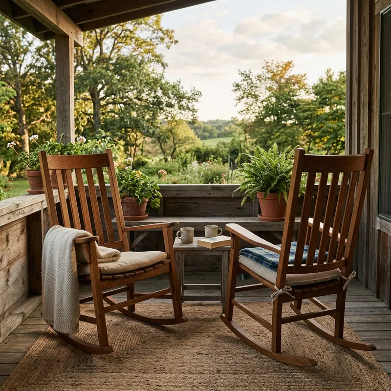 Tranquil Balance with Rocking Chairs for Home Comfort Tranquil Balance with Rocking Chairs for Home Comfort