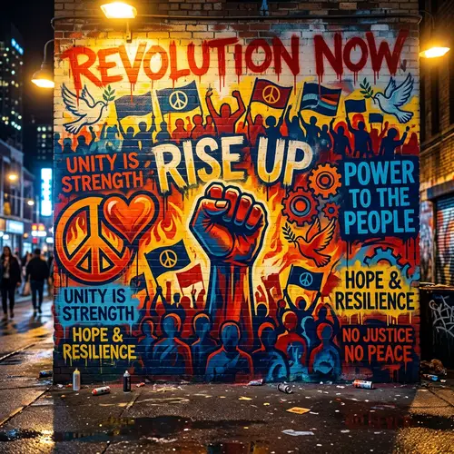 Revolution Graffiti Art: Spirit, Messages & Iconography