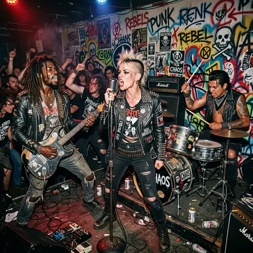 Rockers Culture: Anarchy & Energy Displayed in Chaotic Scene