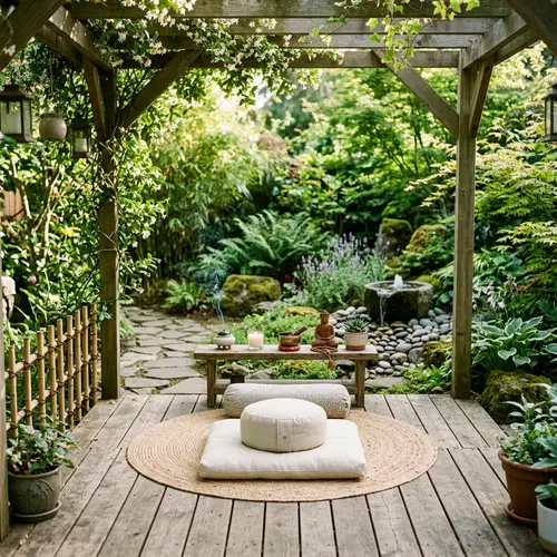 Tranquil Meditation Area for Inner Peace