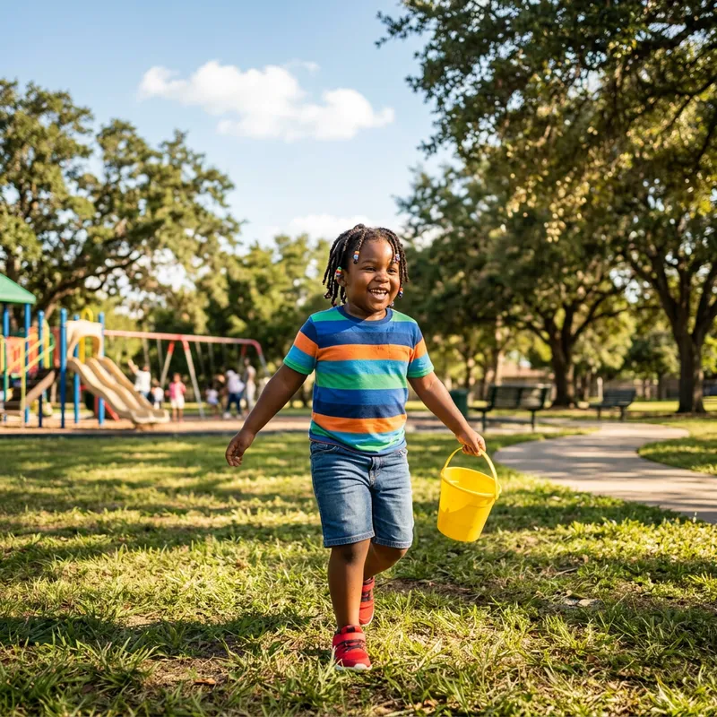 Adorable Young African-American Child