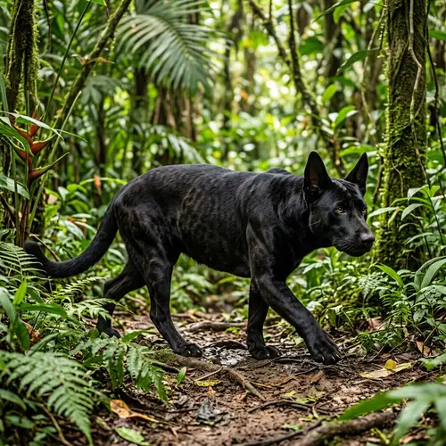 Dog-Panther Hybrid: Nature's Wild Transformation