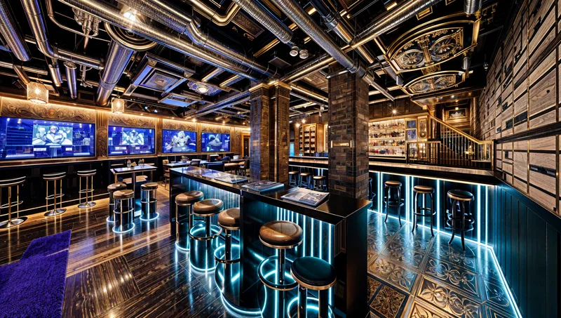 Cyberpunk-Themed Restaurant: Futuristic Dining Experience Cyberpunk-Themed Restaurant: Futuristic Dining Experience