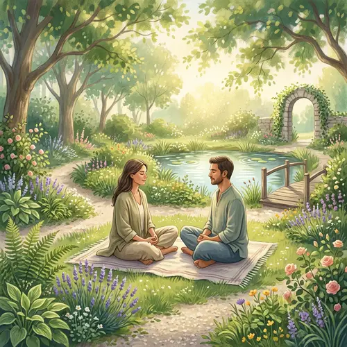 Mindfulness in Loving Relationships: Serene Garden Meditation