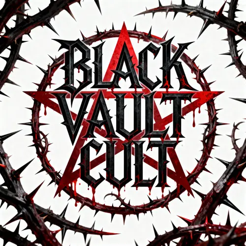 Black Vault Cult: Brutal Death Metal Logo Design