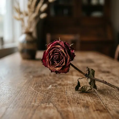 Wilted Rose - Symbol of Loss and Sadness
