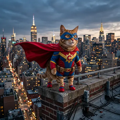 Superhero Cat Costume: Fun and Adorable Outfit for Your Feline Friend