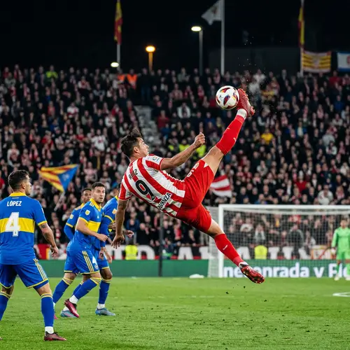 Hispanic Football Player Bicycle Kick Wallpaper