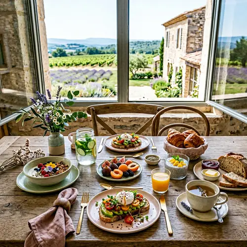 Gourmet Breakfast in French Countryside | Wellness Retreat