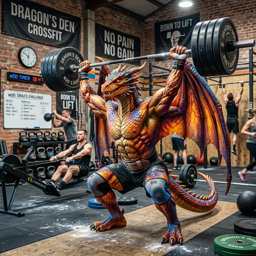 Powerful Dragon CrossFit Workout: Strength & Conditioning Exercises