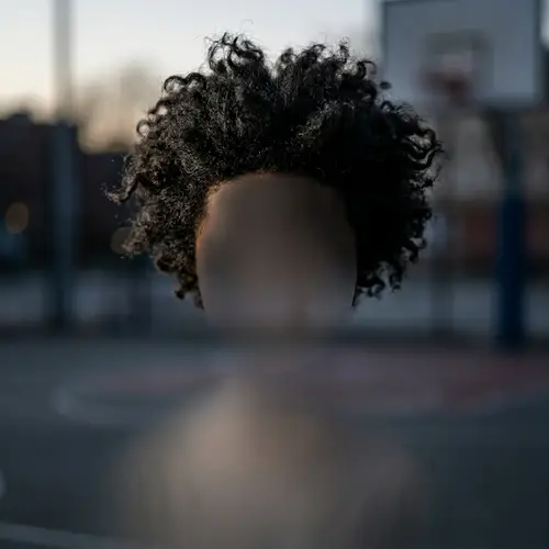 Creative Portrait of a Unique Brown-Skinned Boy