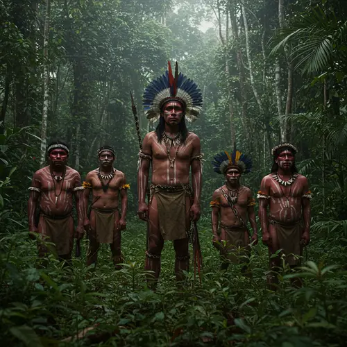 Scary Untouched Tribe in Amazon Rainforest