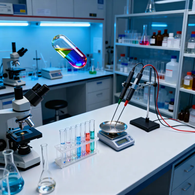 Chemical Lab Background for Science Projects