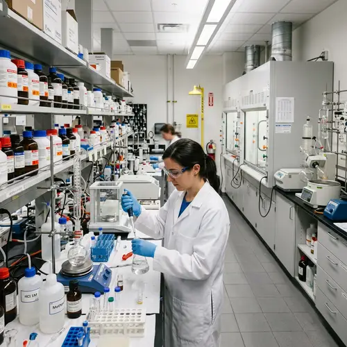 Chemical Lab Background for Science Projects