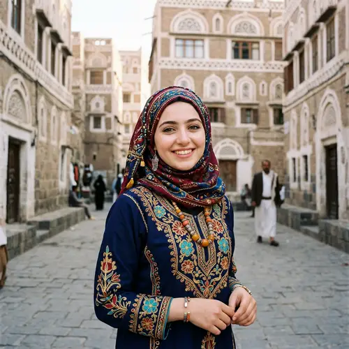 Beautiful Yemeni Woman from Sana'a | Pale Skin, Large Eyes