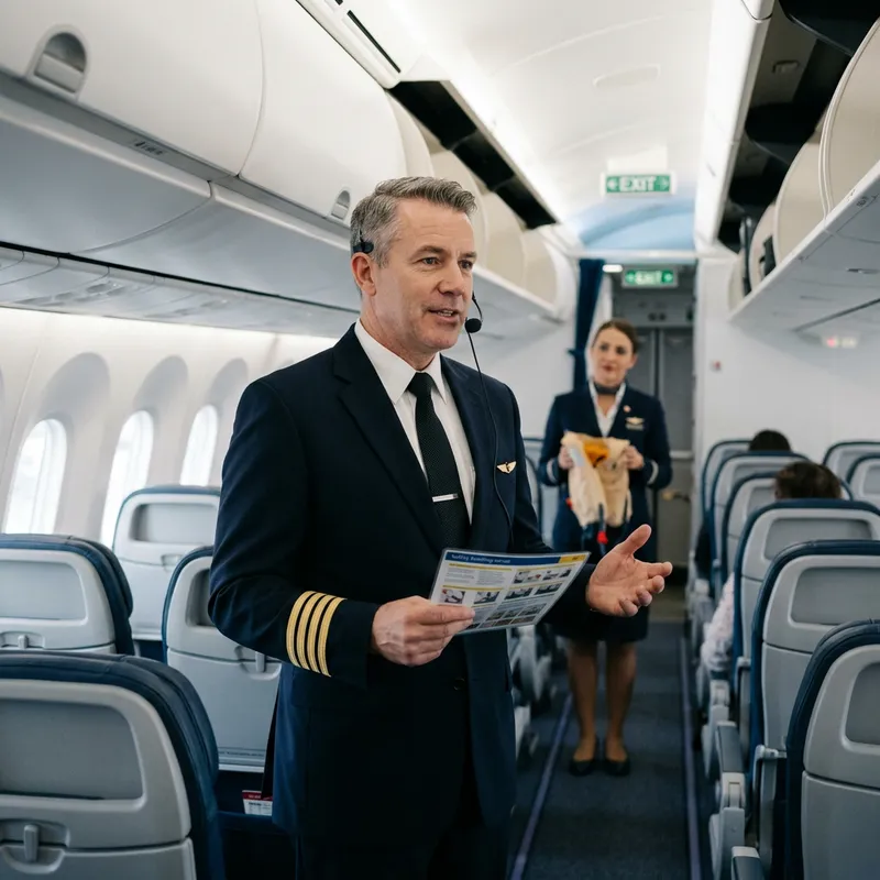 Airline Pilot Safety Briefing Guide