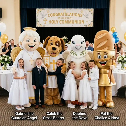 Charming Communion Mascots for Your Special Day