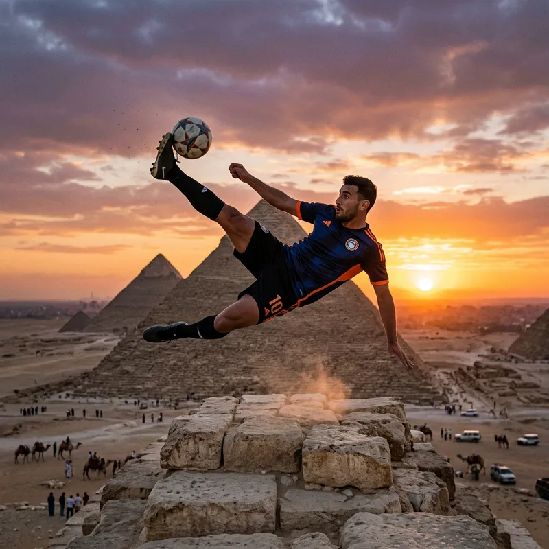 Ronaldo Over the Pyramids Ronaldo Over the Pyramids