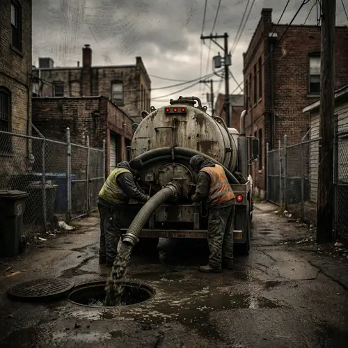 Industrial Septic Pumping: Documentary Style Art