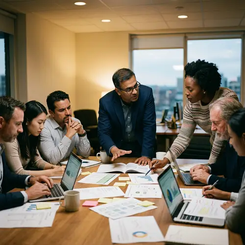 Collaborative Decision-Making Scene | Group Analysis Discussion