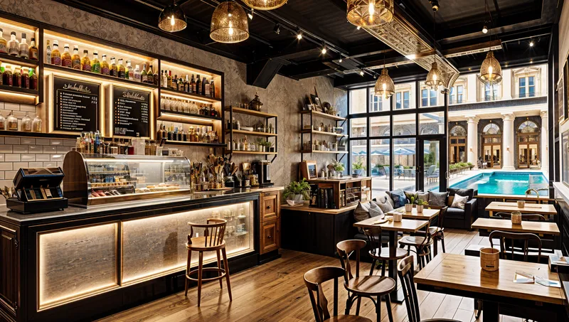 Cozy Custom Coffee Shop with Unique Design Cozy Custom Coffee Shop with Unique Design