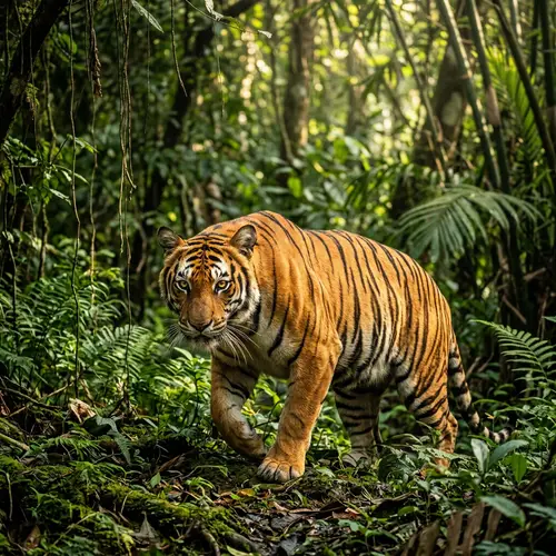 Majestic Tiger in Jungle - Grace and Power Captured
