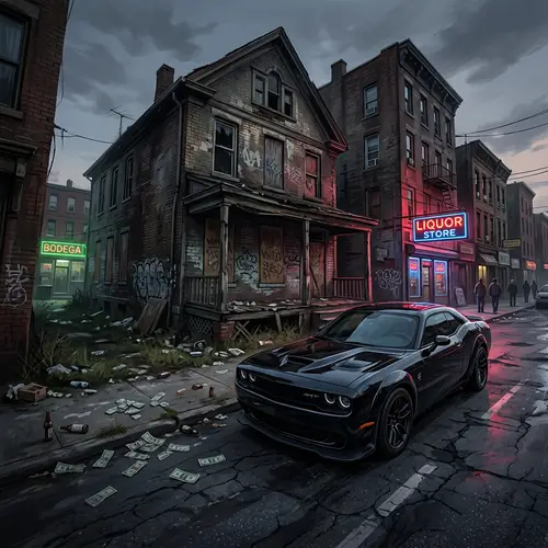 Urban Thriller: Abandoned Trap House & Hellcat Scene