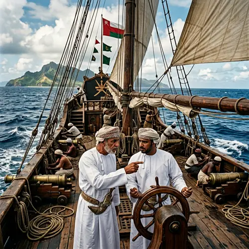 Omani Captains on Aged Warship Liberate Island at Sea