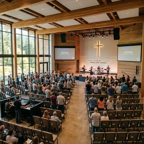 Modern Day Church Interior Design Inspiration