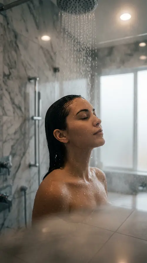 Elegant Spa Portrait of a Young Woman