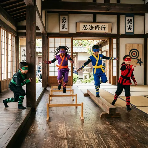 Ninjas Kids: Fun Activities and Tricks for Young Warriors