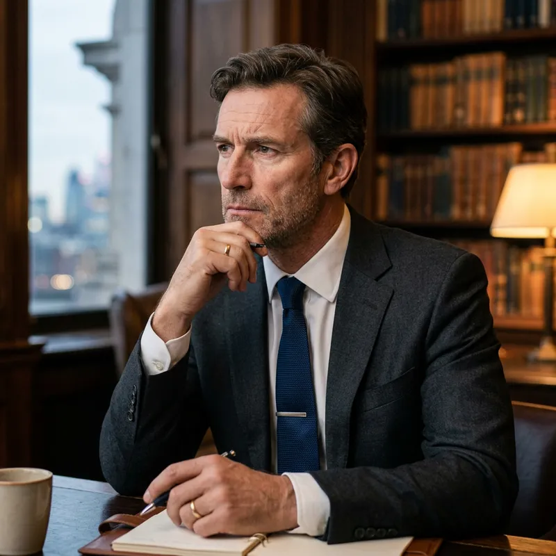Realistic Portrait of Middle-Aged Man with Brown Hair Realistic Portrait of Middle-Aged Man with Brown Hair